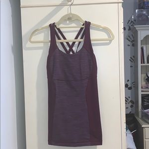 Purple lululemon tank